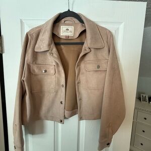 Blank NYC Light Tan Utility Jacket